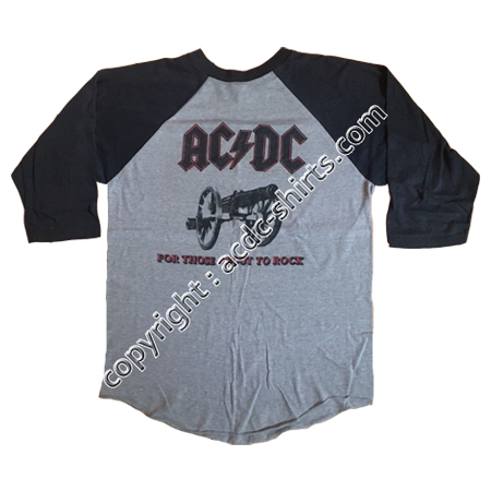 Shirt USA AC/DC 1981-82 recto