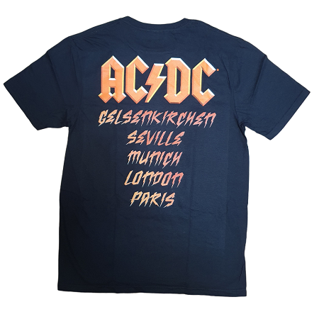 Shirt Europe AC/DC 2023-2024 verso