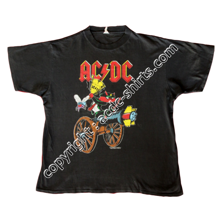 Shirt Australia AC/DC 1991 recto