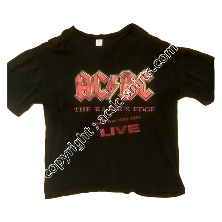 Shirt Australia AC/DC 1991 recto