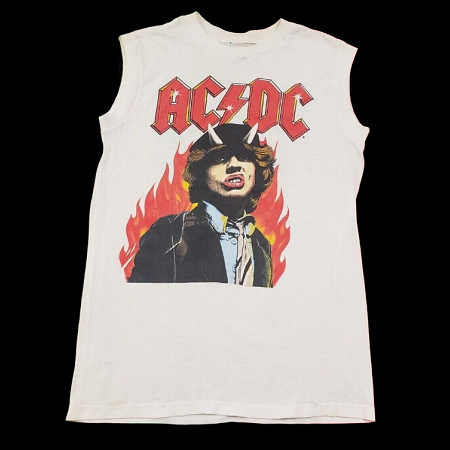 Shirt World AC/DC 1986 recto