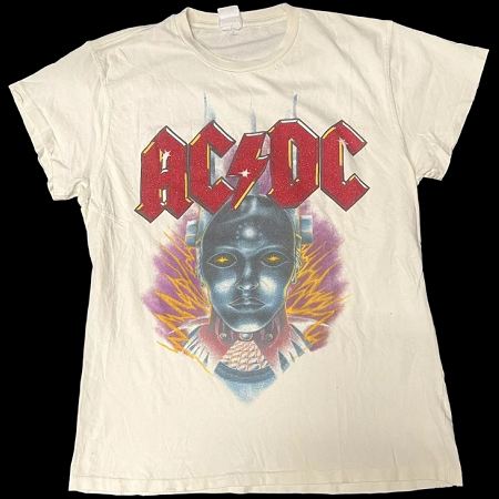 Shirt World AC/DC 1986 recto